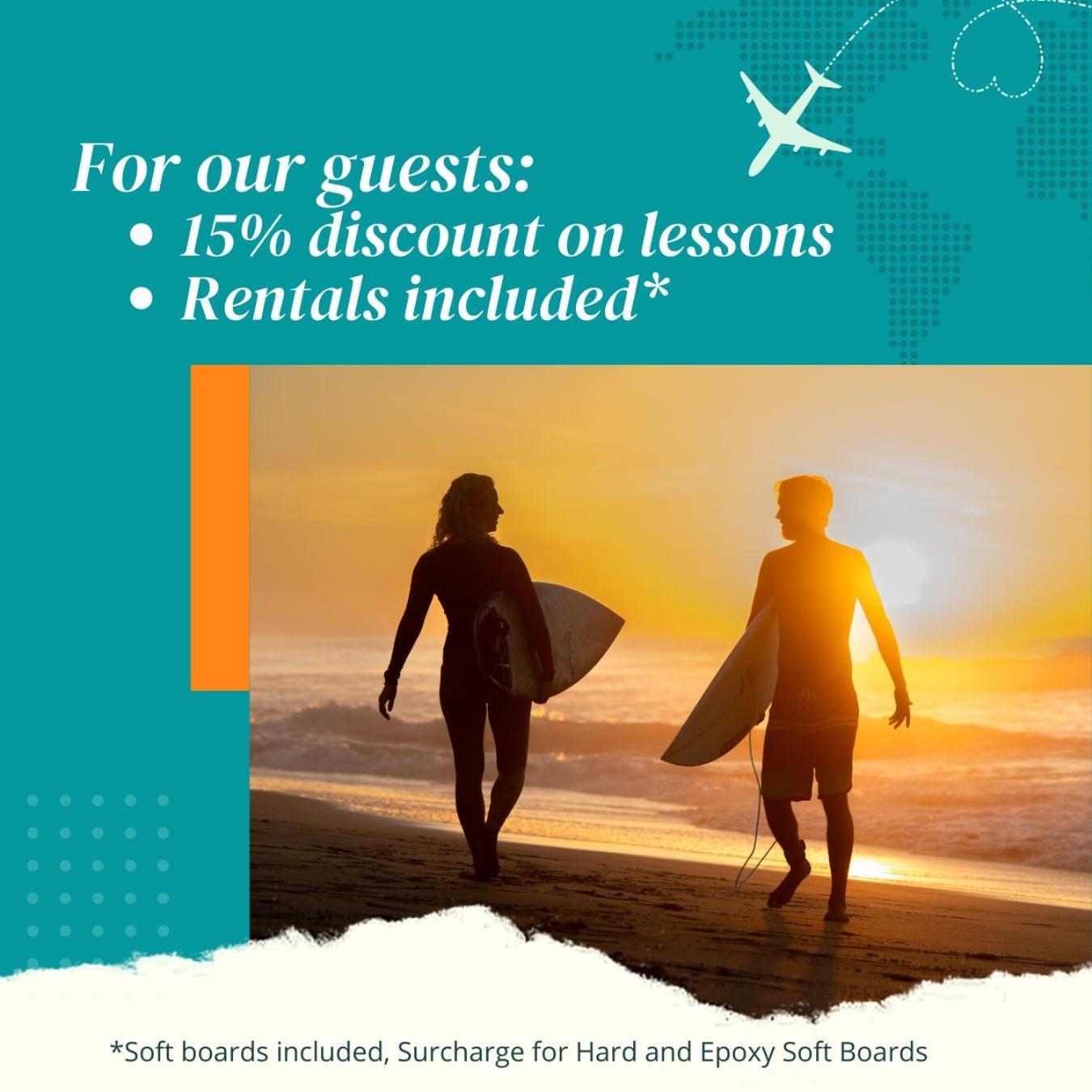 Wellenkind Surfschool Hostel La Pared  Εξωτερικό φωτογραφία